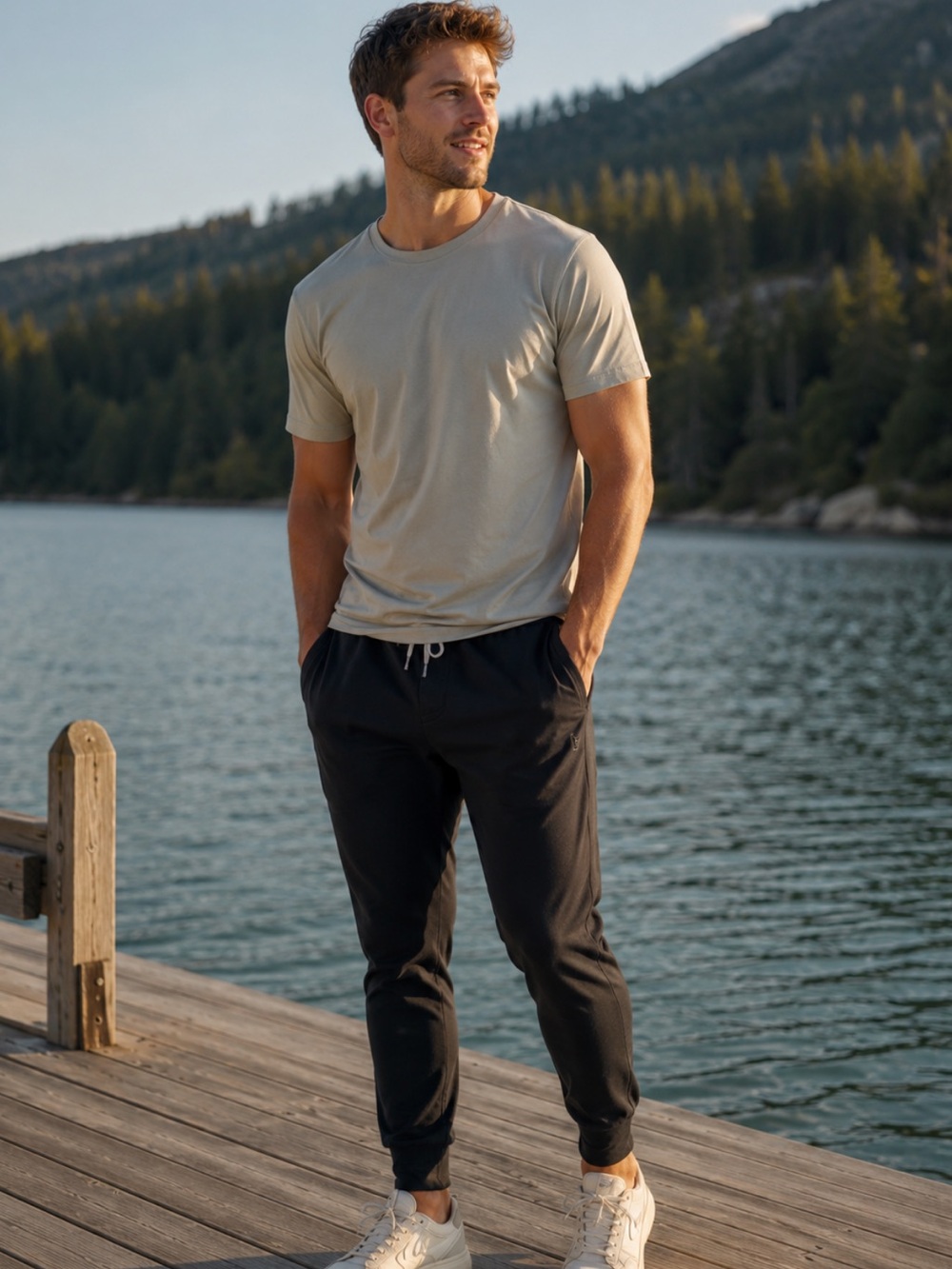 Vuori Mens Sunday Performance Jogger Black